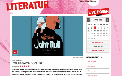 RBB Kultur Comic des Monats Frenk Meeuwsen: “Jahr Null”